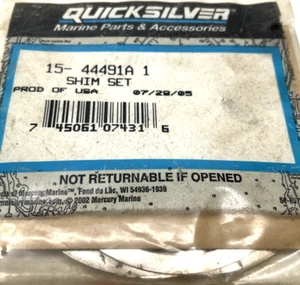 KIT JUEGO DE CUÑAS QUICKSILVER MERCURY MERCRUISER 15-44491A1 NUEVO DE FÁBRICA OEM - Imagen 1 de 5