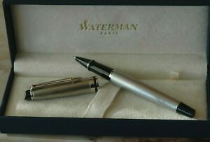 Magnificent Ballpoint Pen Waterman Expert Grey Ice New Of Stock IN Box R73