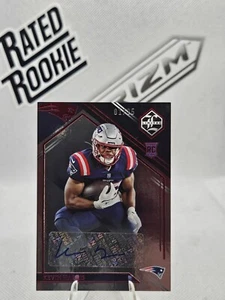Kevin Harris 2022 Limited #200 Ruby Spotlight Auto 01/25 SSP RC Rookie Patriots - Picture 1 of 2