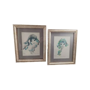 2 Shan Merry Pencil Signed & Numbered Lithographs Beautifully Framed - Picture 1 of 11