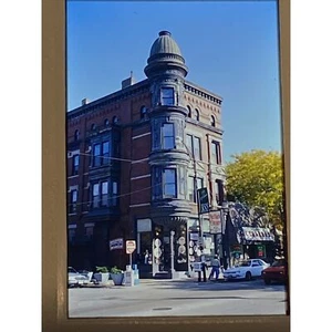 Vtg 1990's 1024 W. Armitage Ave. & Nettie's Diner Chicago Street Corner 35mm Sli - Picture 1 of 5