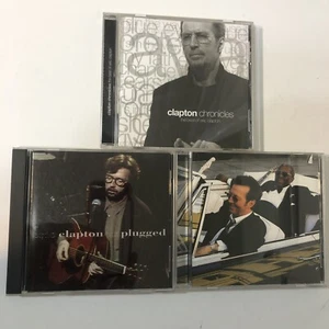 Eric Clapton CDs - Chronicles The Best of, Unplugged, Riding with the King - Picture 1 of 4