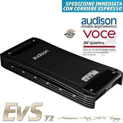 Audison Voce AV Quattro Amplificateur 4 / 3 / 2 Canaux 800W RMS Neuf GAR ITALIE - Photo 1/4