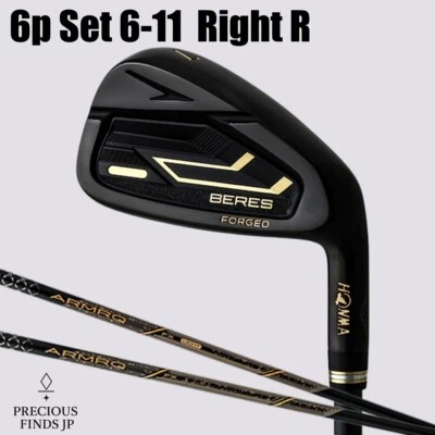 HONMA Beres 09 Black Iron 6p Set 6-11 ARMRQ FX Black Flex R Japan Exclusive 2024 - Image 1 of 4