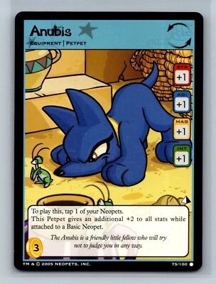Neopets TCG - Anubis 75/100 - Lost Desert - Image 1 of 2