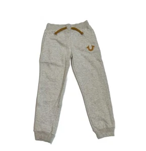 True Religion Youth Joggers Sweatpants, Ivory, Boys, Girls ,Size 7 - Picture 1 of 6