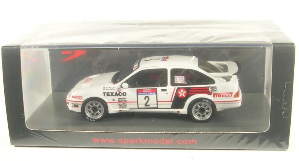 Spark 1/43 Scale S8701 Ford Sierra RS Cosworth Tour de Corse Rally de France '87
