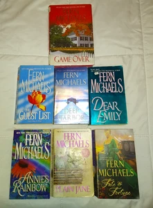 Lot Of 7 Fern Michaels Books, 1HB/6 PB - Picture 1 of 4