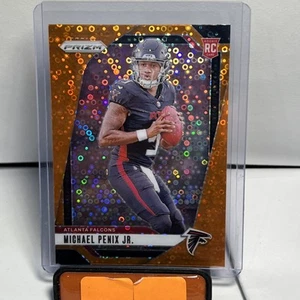 2024 Prizm Michael Penix Jr Rookie Orange Disco Prizm - Bild 1 von 2