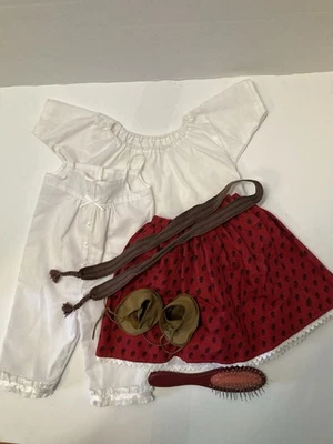 Conjunto Pleasant Co AG JOSEFINA Meet con zapatos, faja y cepillo para el cabello Foto 1 de 4