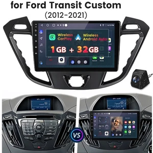 Cam+ For Ford Transit Custom 2012-2021 Android GPS Car Radio Stereo Carplay WIFI - Picture 1 of 19