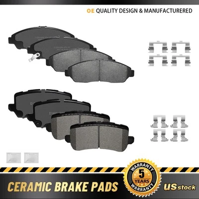 Керамические передние и задние тормозные колодки для Acura RLX 2014 2015 2016 2017 2018 2019 2020 годов выпуска - Изображение 1 из 4