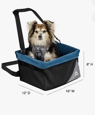 Asiento de coche Kurgo Rover Heather Booster para perros pequeños mantiene a las mascotas seguras en el coche Foto 1 de 4