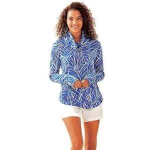Lilly Pulitzer Fletcher Pullover In Twilight Blue Early Rise Größe M - Bild 1 von 10