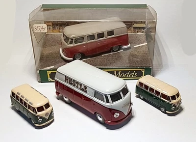 Konvolut 4 x VW Bus T1 Bully Corgi & Vitesse 1/43 & 2 x 1/87 HO Hongwell - Bild 1 von 4