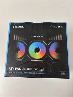*Lian Li UNI Fan SL120 - BLACK - 3 pack - T7-22