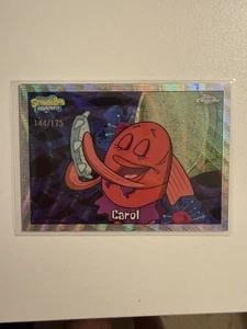 2025 Topps Chrome Spongebob #125 Carol Wave Refractor /175  - Bild 1 von 2
