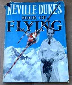 VINTAGE 1954 NEVILLE DUKES BOOK OF FLYING CASSELL & COMPANY HARDBACK BOOK - Picture 1 of 8