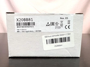 ¡Nuevo! Módulo de bus B&R Automation X20BB81 X20 con ranura de expansión nuevo en caja - Imagen 1 de 2