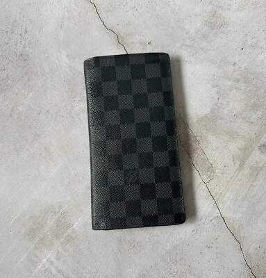 Authentic Louis Vuitton Portefeuille Brother Bifold Long Wallet Damier Graphite - Image 1 of 4