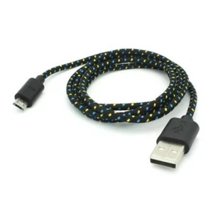 3FT 1M Braided Data Sync MICRO USB Charger Cable FOR Samsung S Lg Sony Nokia htc - Picture 1 of 22