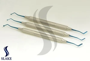 Set Of 3 Dental Composite Filling Instruments Flat Plastic Ball Tip Burnisher CE - Picture 1 of 3