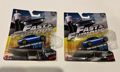 Pack Of Two 2016 Hot Wheels 1970 Escort R51600 MK1  Fast & Furious 6/32 NIB - Image 1 of 4