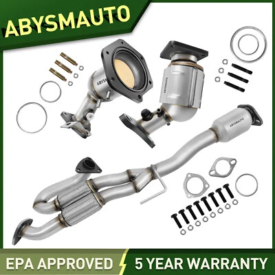 Front & Rear Catalytic Converter Set For 2009-2014 Nissan Maxima 3.5L HIGH FLOW Foto 1 de 4