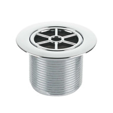LONG TAILED Deep Shower Drain Top Waste Trap Chrome Plated ABS 1.5" INCH Thread