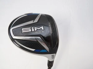 _Used TaylorMade SIM Max 18* 5 Wood Basileus ZII 75 Extra Stiff Flex Graphite+HC - Picture 1 of 9