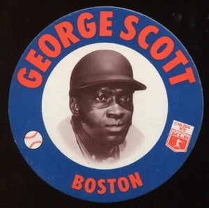 1978 MSA Papa Gino's Disk #15 George Scott Boston Red Sox - Picture 1 of 2