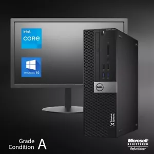 DELL 7040 SFF, Intel i7 4770 3.4GHz/16GB/1TB SSD/WIFI/Win 10/22" Monitor - Picture 1 of 2