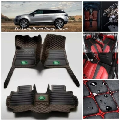 Alfombrillas de lujo para auto Land Rover Range Rover hechas a mano 2003-2025 Foto 1 de 4
