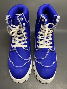 TIMBERLAND ONE OF 61 CONCEPT 003 CONSTRUCT VIBRAM SOLE BLUE BOOTS MADE DR SZ 10 - Picture 1 of 7