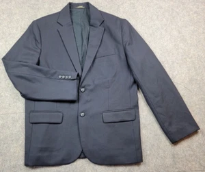 LL Bean Blazer Mens 42R Blue 100% Wool Suit Jacket Classic Vented - Picture 1 of 23