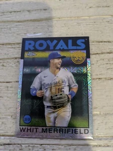 2021 Whit Merrifield Topps Series 2 Chrome Silver Parallel #86TC-43 KC Royals - Picture 1 of 2
