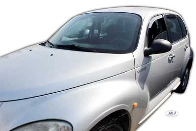 Deflectores de viento para Chrysler PT Cruiser 2001-2006 juego de 4 puertas tintado Heko - Imagen 1 de 4