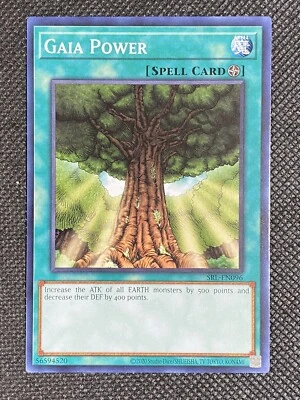 YuGiOh! - Gaia Power SRL-EN096 Common 25th Anniversary Edition Near Mint - Image 1 of 2