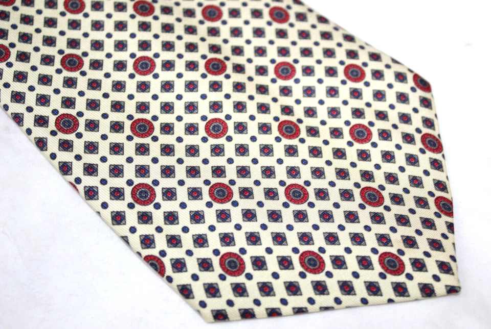 HARDY AMIES Silk tie Made in Italy F47201 Foto 1 de 4