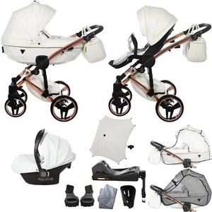 JUNAMA DIAMOND Individual 2in1 3in1 4in1BABYWAGEN KINDERWAGEN AUTOSITZ ISOFIX - Bild 1 von 56