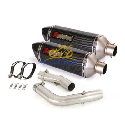 Slip For Yamaha YZF R1 2009-2014 Motorcycle Exhaust Mid Pipe DB Killer Muffler - Изображение 1 из 4