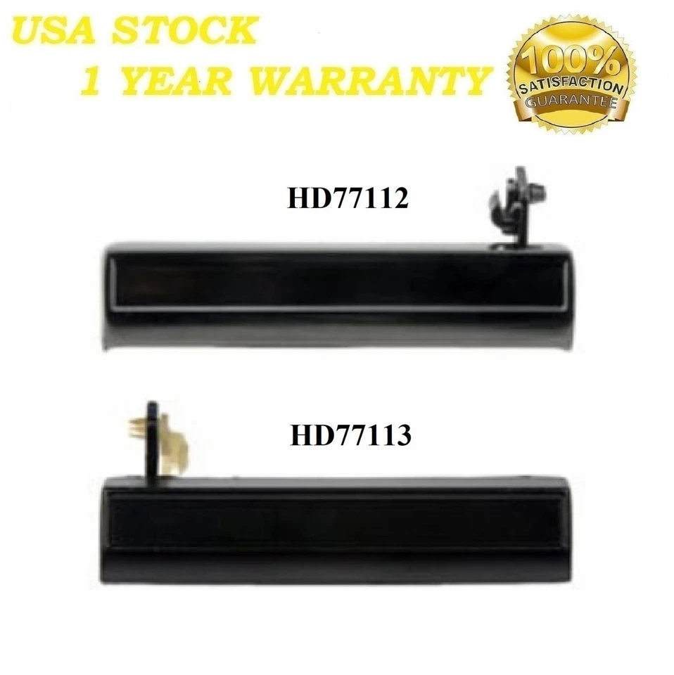 Manija de puerta exterior delantera L&R 2 piezas apta para Pontiac Phoenix 83-84, T1000 82-87 Foto 1 de 4