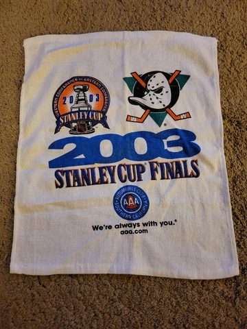 Anaheim Mighty Ducks 2003 NHL Stanley Cup Finals Rally Towel Cover