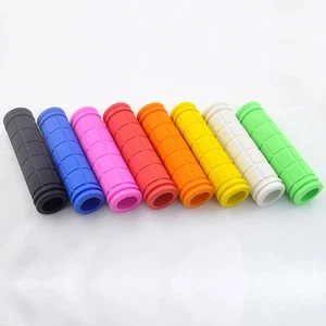 New Soft Shock Absorbing Fixie Bike BMX Scooter Grips Assorted Colors 1 pair - Picture 1 of 20