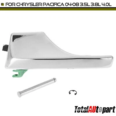 Manija de puerta interior cromada para Chrysler Pacifica 2004-2008 lado del conductor delantero izquierdo Foto 1 de 4
