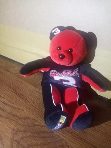 1999 # 3 Ty Commemorative Dale Earnhardt License beanie baby nascar. Original Cover