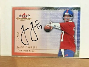 Jason Garrett 2000 Fleer Tradition Autographics Gold Autograph #23/50 RARE SP - Picture 1 of 1