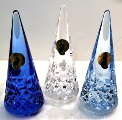 Juego de 3 árboles de Navidad Waterford 2020 4,9" topacio ombre mezcla en caja con etiquetas 1055095 Foto 1 de 4