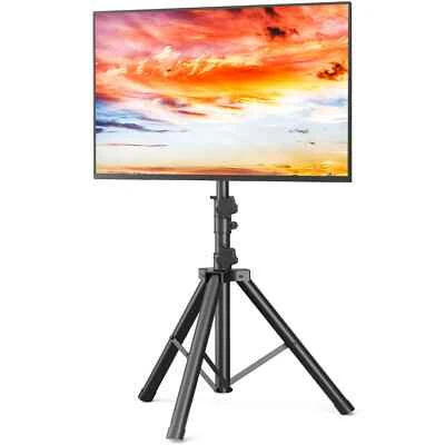 TAVR Portable Outdoor Tripod TV Stand Height Adjustable for TVs up to 70 75 inch - Image 1 of 4
