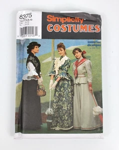 Simplicity 8375 Sewing Pattern Downton Abbey Titanic Skirt Top Dress Costume - Picture 1 of 5